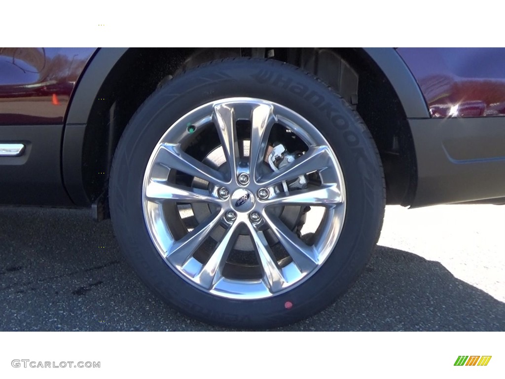 2018 Explorer XLT 4WD - Burgundy Velvet / Ebony Black photo #21