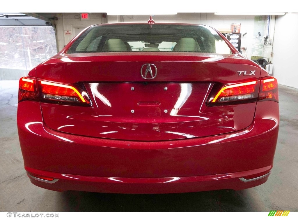 2017 TLX V6 Technology Sedan - San Marino Red / Parchment photo #5