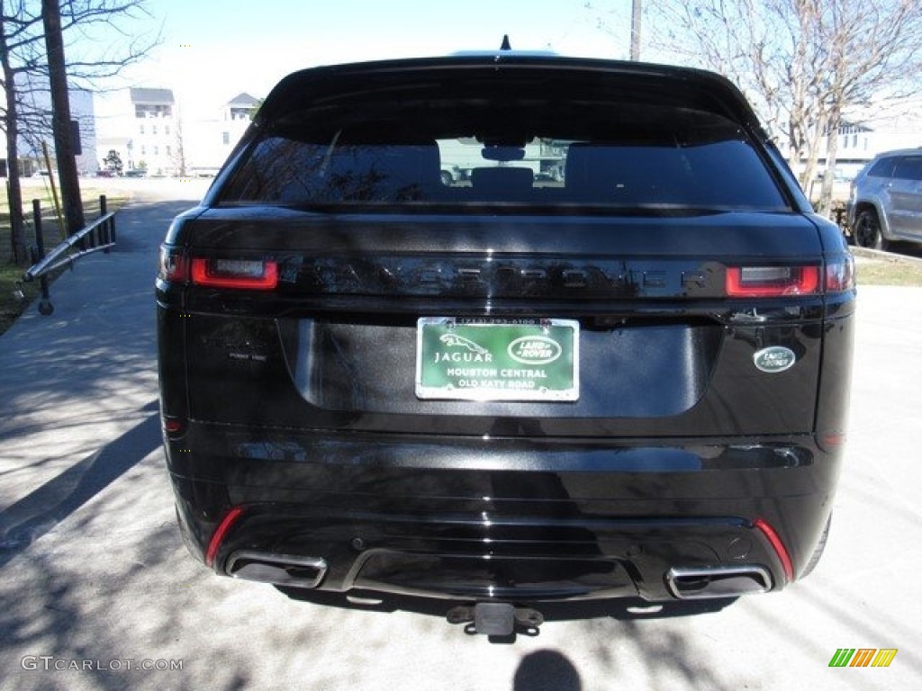 2018 Range Rover Velar First Edition - Santorini Black Metallic / Acorn/Ebony photo #8