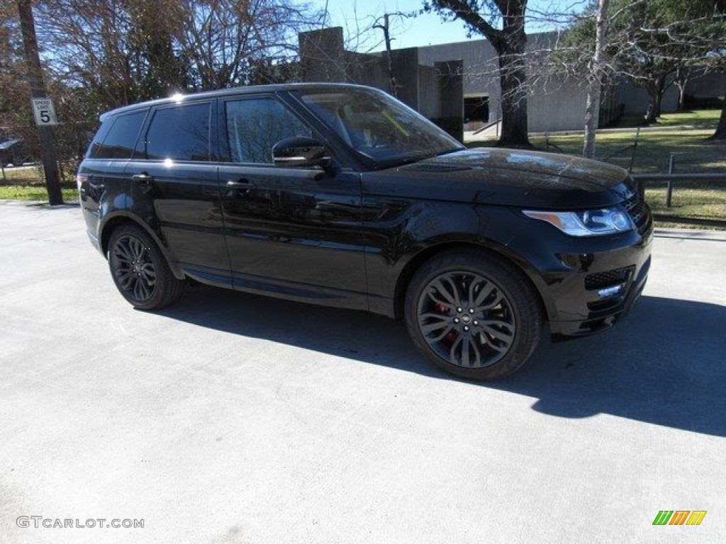 2017 Range Rover Sport HSE Dynamic - Santorini Black / Ebony/Ivory photo #1