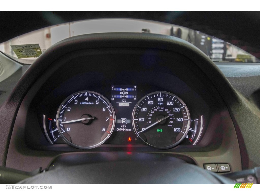 2017 TLX V6 SH-AWD Technology Sedan - Modern Steel Metallic / Ebony photo #33