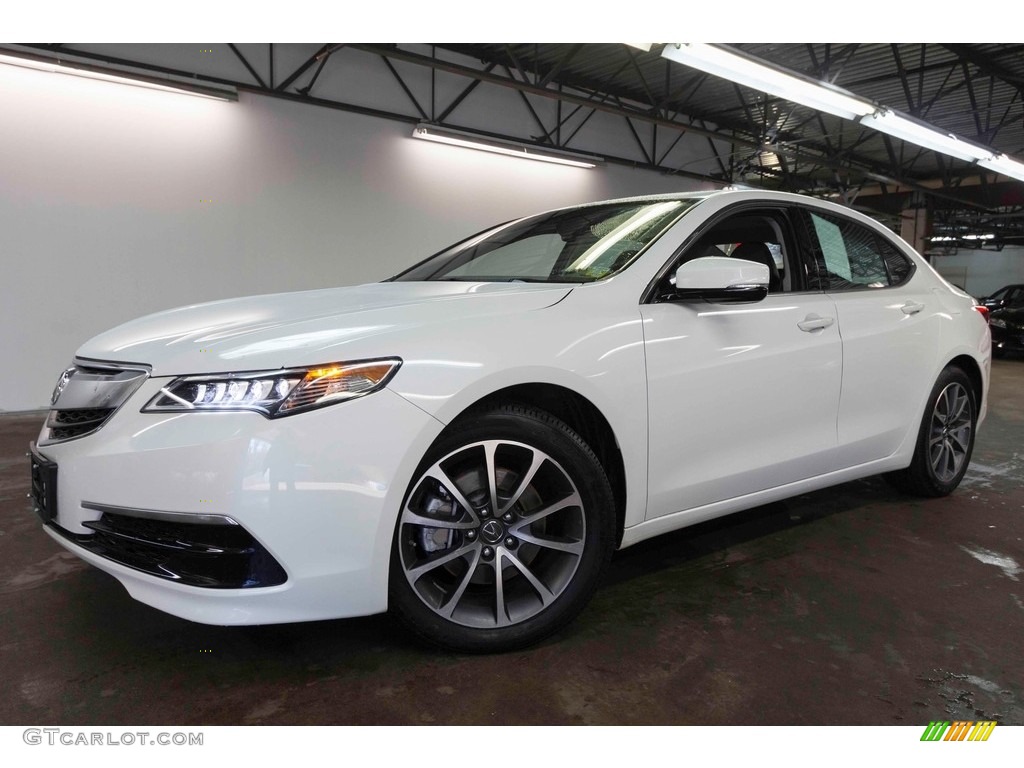 2017 TLX V6 SH-AWD Technology Sedan - Bellanova White Pearl / Ebony photo #1