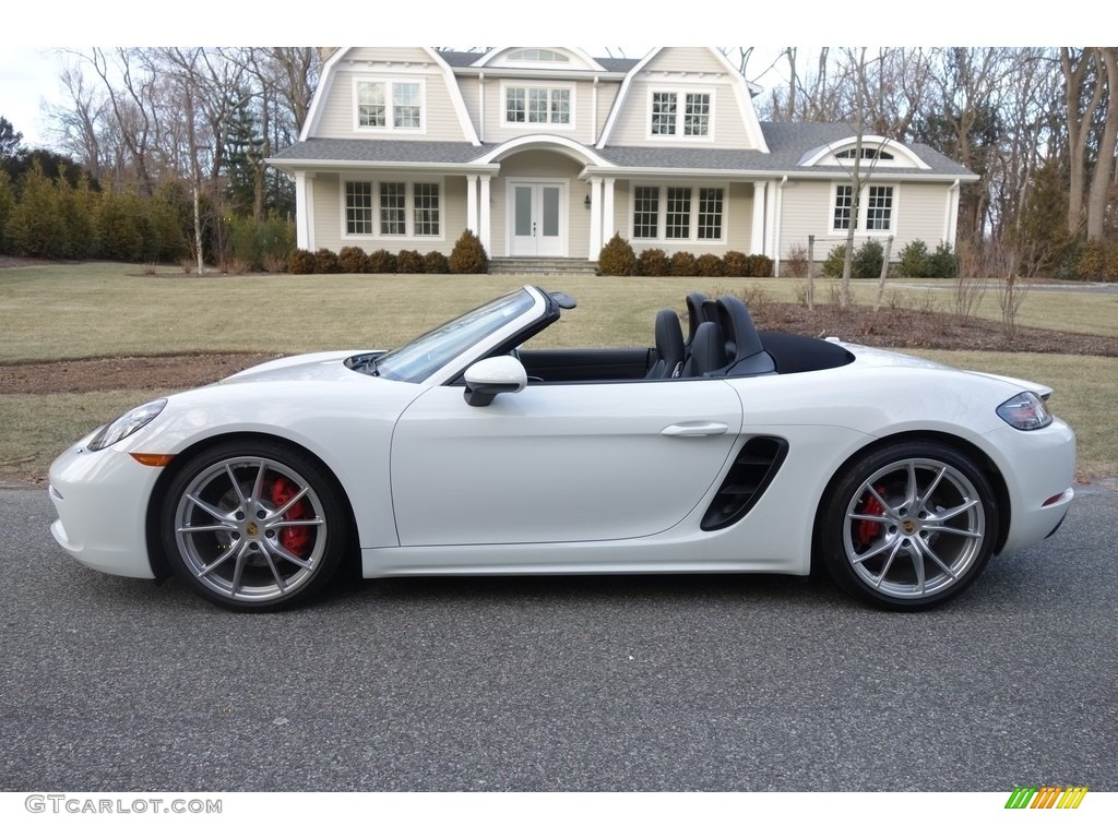 White 2017 Porsche 718 Boxster S Exterior Photo #124904045