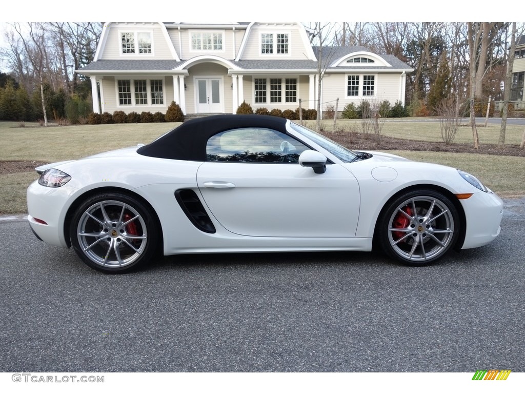 White 2017 Porsche 718 Boxster S Exterior Photo #124904150