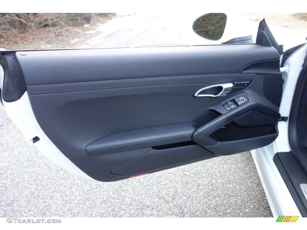 2017 Porsche 718 Boxster S Black Door Panel Photo #124904222