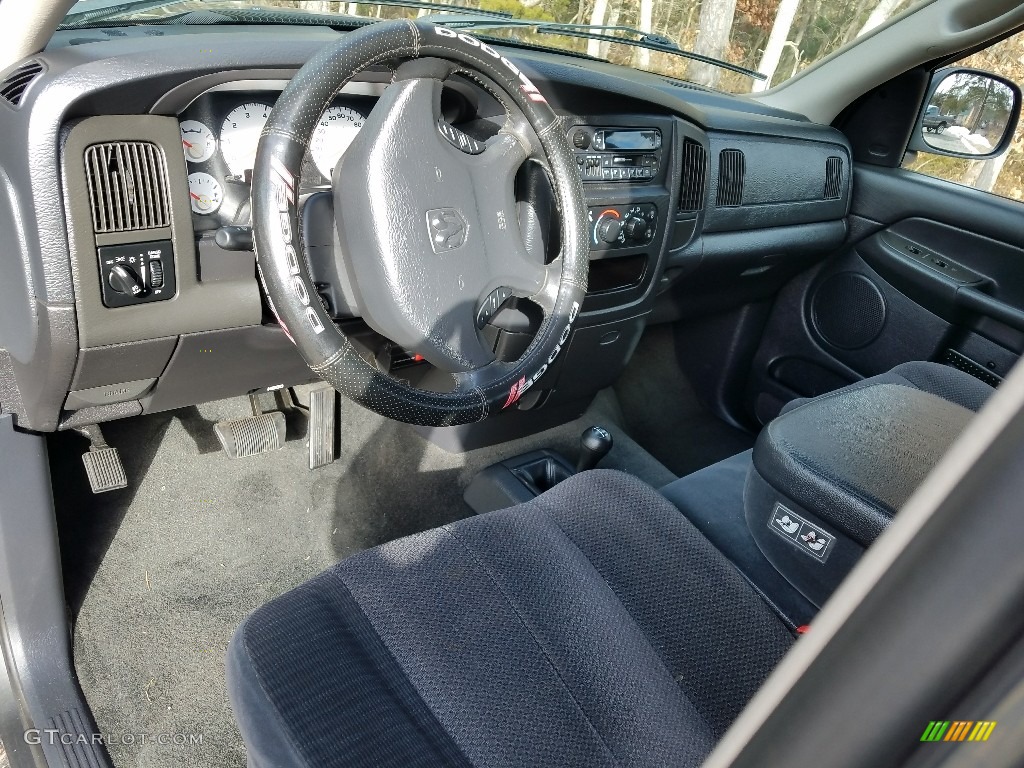 2002 Ram 1500 SLT Quad Cab 4x4 - Graphite Metallic / Dark Slate Gray photo #14