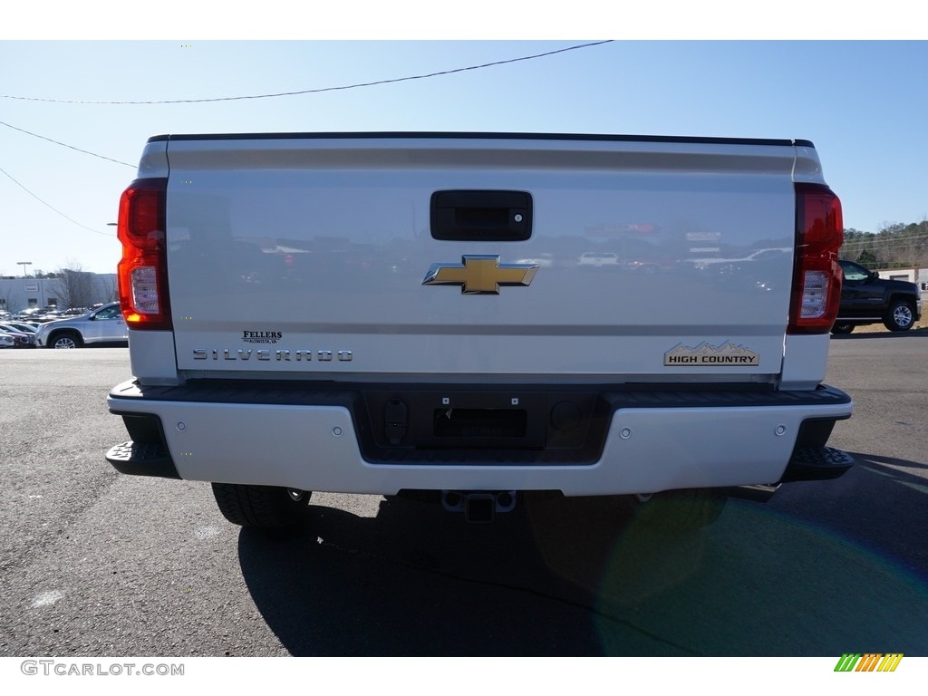 2018 Silverado 1500 High Country Crew Cab 4x4 - Iridescent Pearl Tricoat / High Country Saddle photo #5