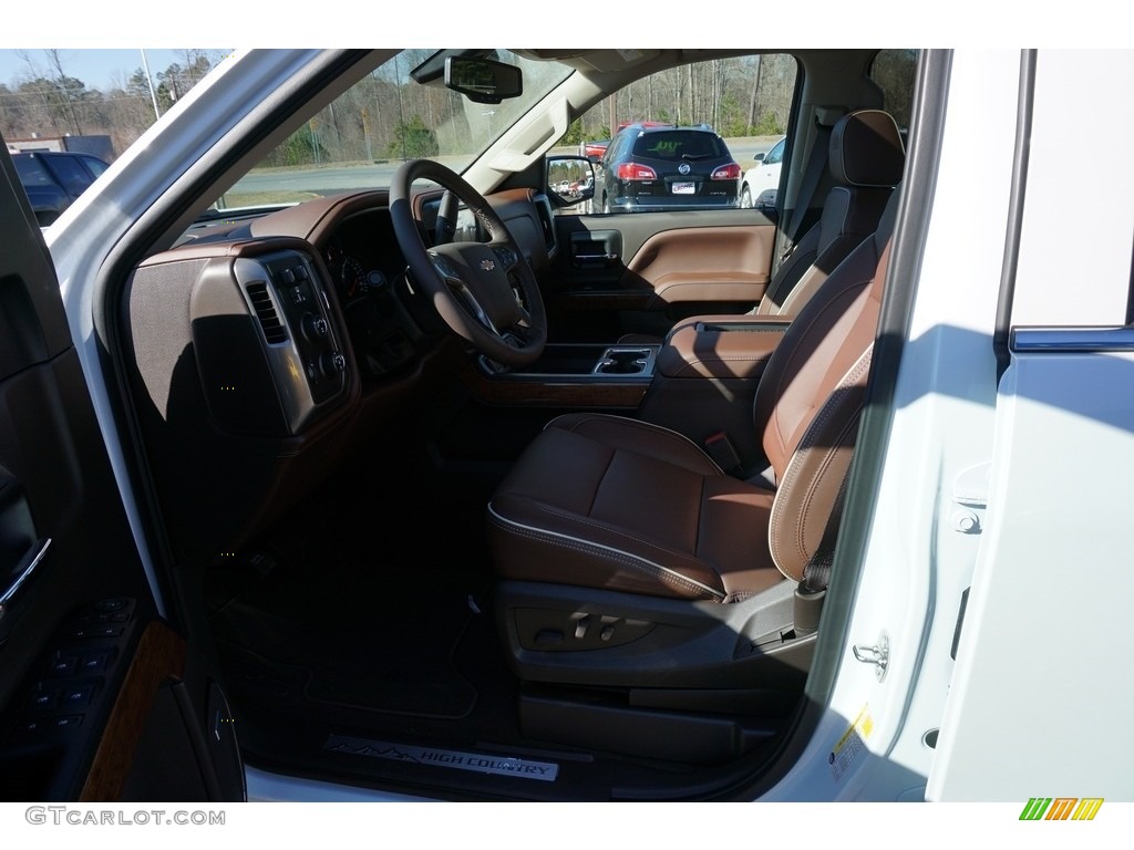 2018 Silverado 1500 High Country Crew Cab 4x4 - Iridescent Pearl Tricoat / High Country Saddle photo #8