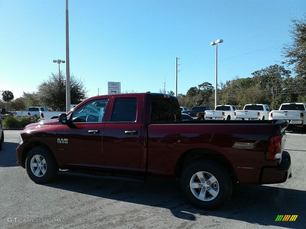 2018 1500 Express Quad Cab - Delmonico Red Pearl / Black/Diesel Gray photo #3