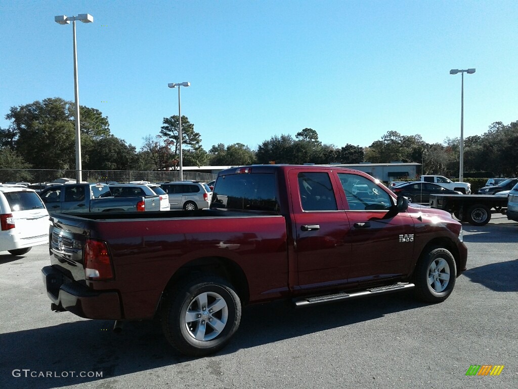 2018 1500 Express Quad Cab - Delmonico Red Pearl / Black/Diesel Gray photo #5