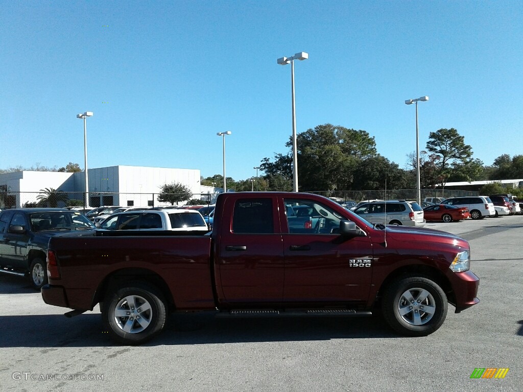 2018 1500 Express Quad Cab - Delmonico Red Pearl / Black/Diesel Gray photo #6