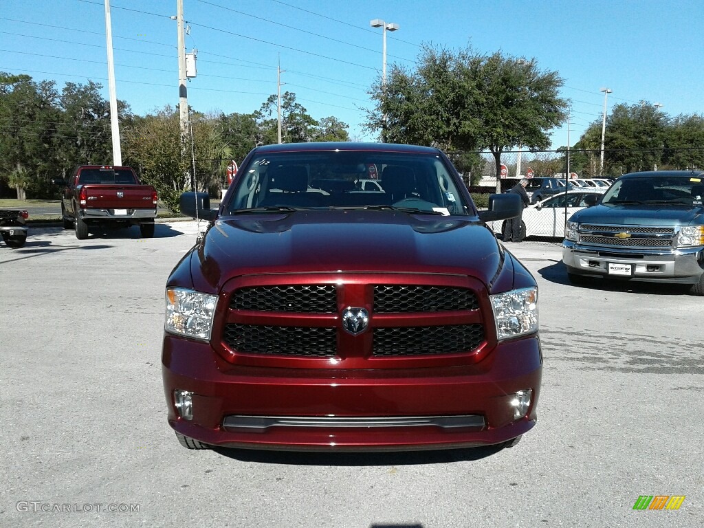 2018 1500 Express Quad Cab - Delmonico Red Pearl / Black/Diesel Gray photo #8