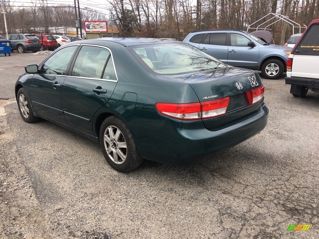 2003 Accord LX Sedan - Noble Green Pearl / Gray photo #3