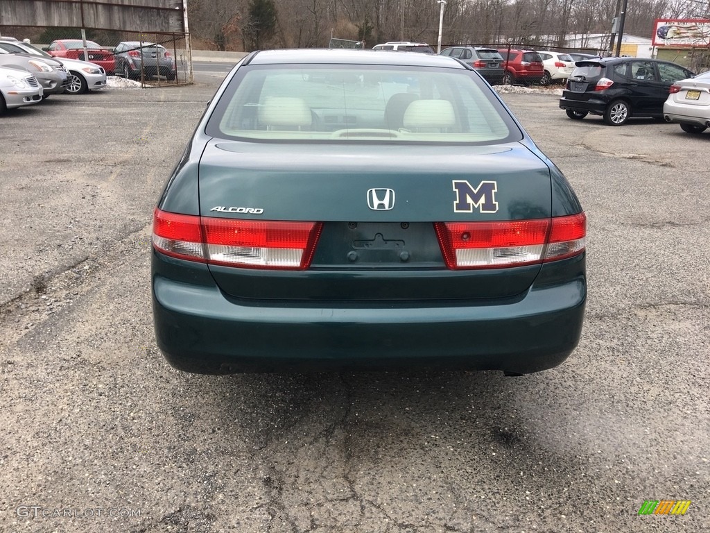 2003 Accord LX Sedan - Noble Green Pearl / Gray photo #4