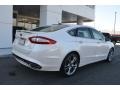 2015 White Platinum Metallic Ford Fusion Titanium  photo #3