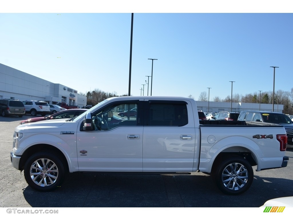 2015 F150 King Ranch SuperCrew 4x4 - Oxford White / King Ranch Java/Mesa photo #5