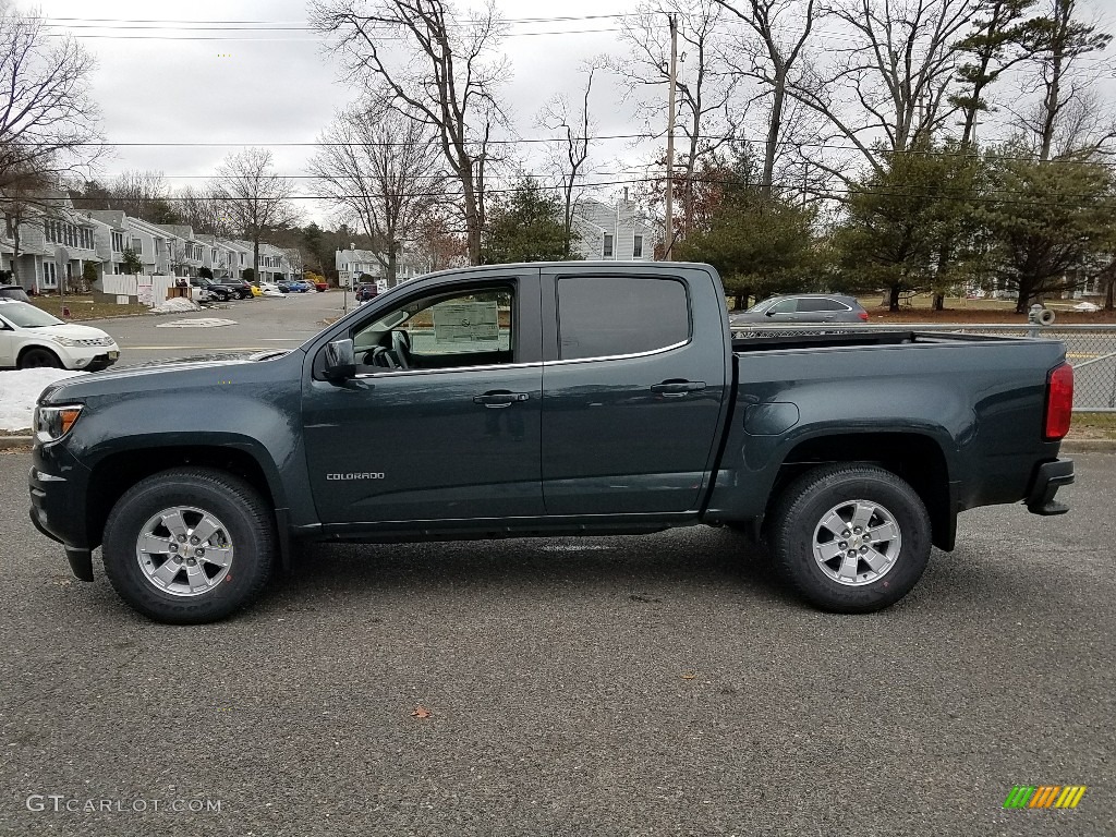 Graphite Metallic 2018 Chevrolet Colorado WT Crew Cab Exterior Photo #124914014
