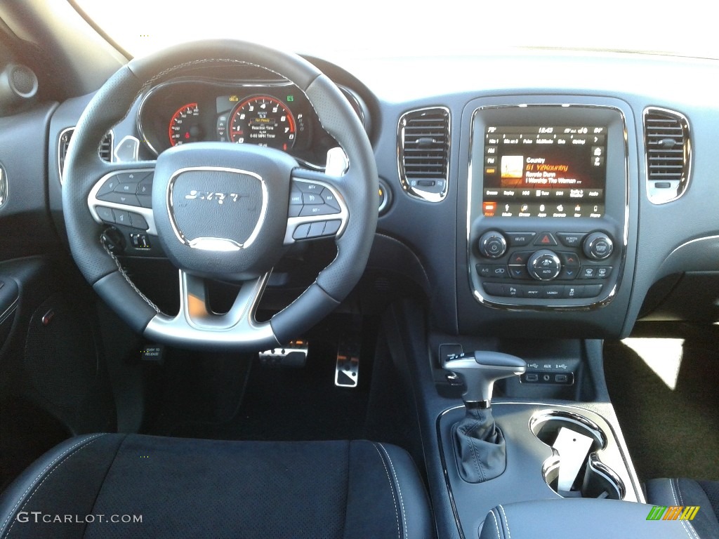 2018 Dodge Durango SRT AWD Black Dashboard Photo #124914101