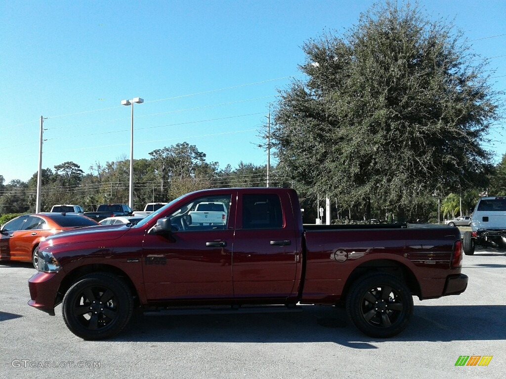 2018 1500 Express Quad Cab - Delmonico Red Pearl / Black/Diesel Gray photo #2