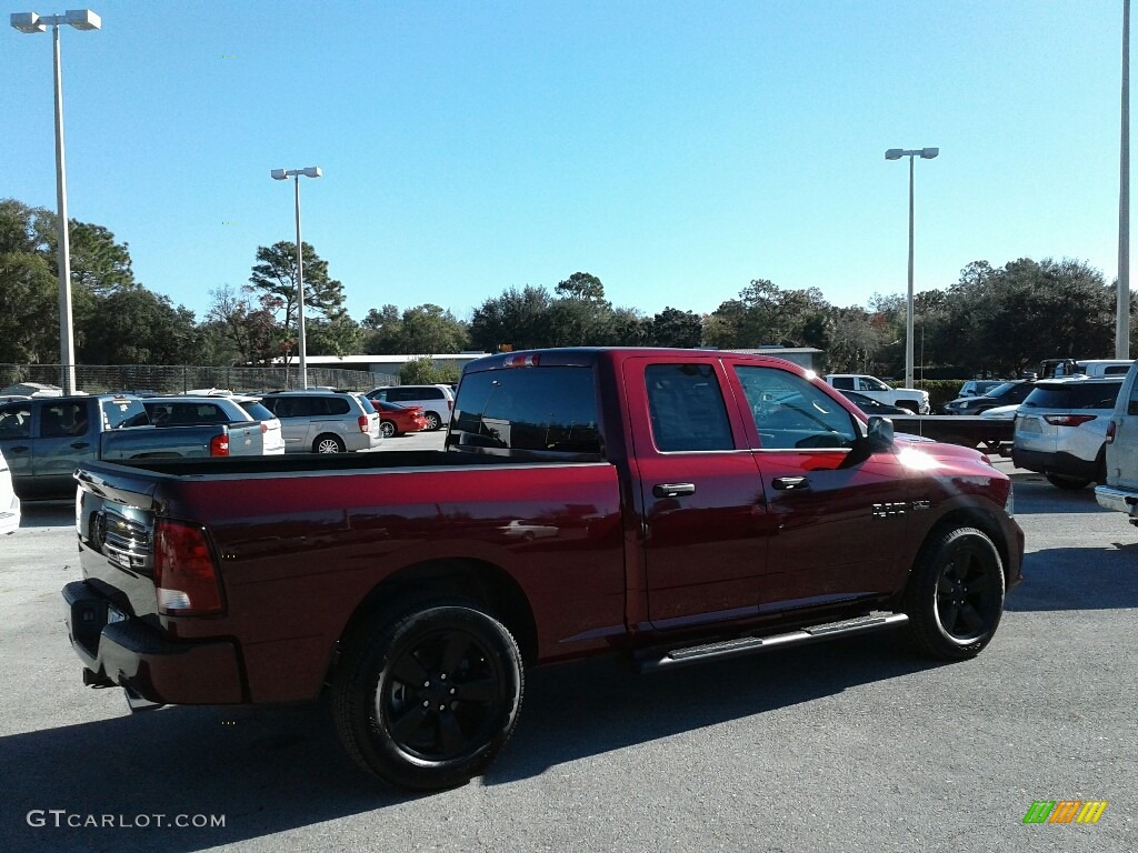 2018 1500 Express Quad Cab - Delmonico Red Pearl / Black/Diesel Gray photo #5