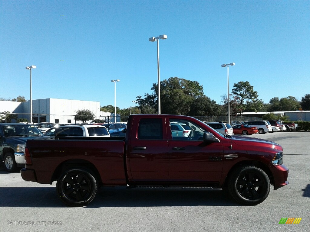 2018 1500 Express Quad Cab - Delmonico Red Pearl / Black/Diesel Gray photo #6