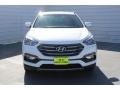 2018 Pearl White Hyundai Santa Fe Sport   photo #2