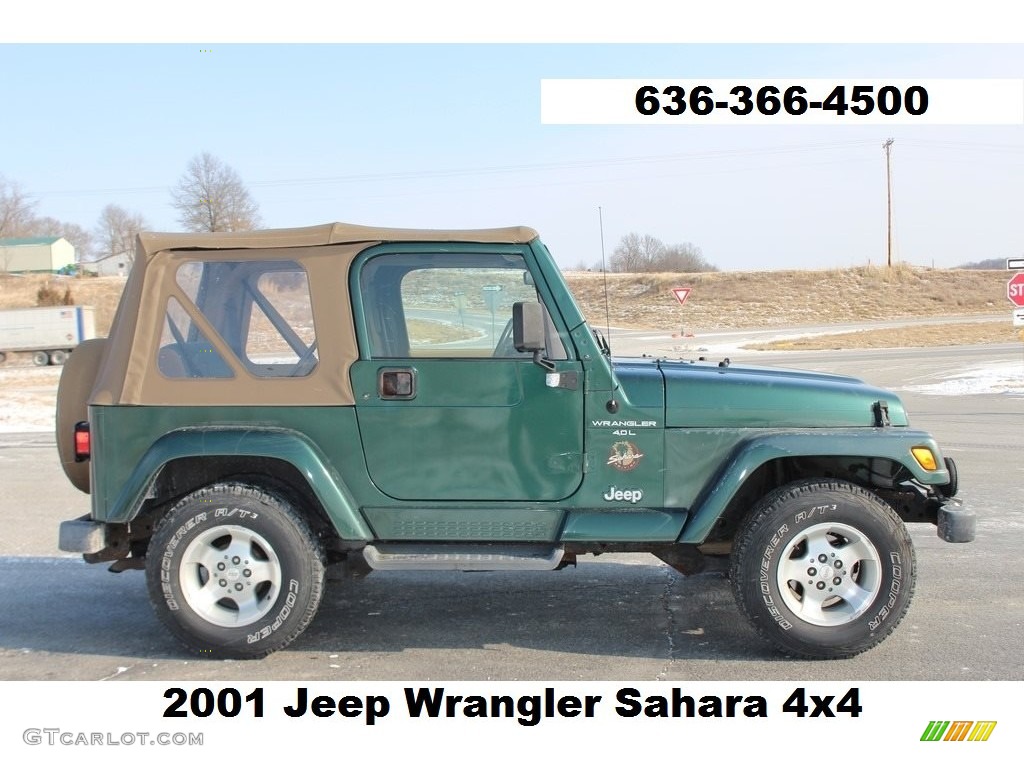 Forest Green Jeep Wrangler