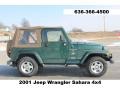 2001 Forest Green Jeep Wrangler Sahara 4x4  photo #1