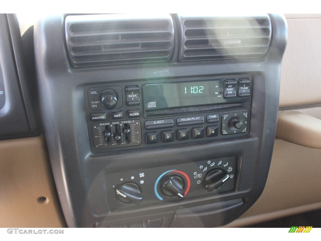 2001 Wrangler Sahara 4x4 - Forest Green / Camel/Dark Green photo #17