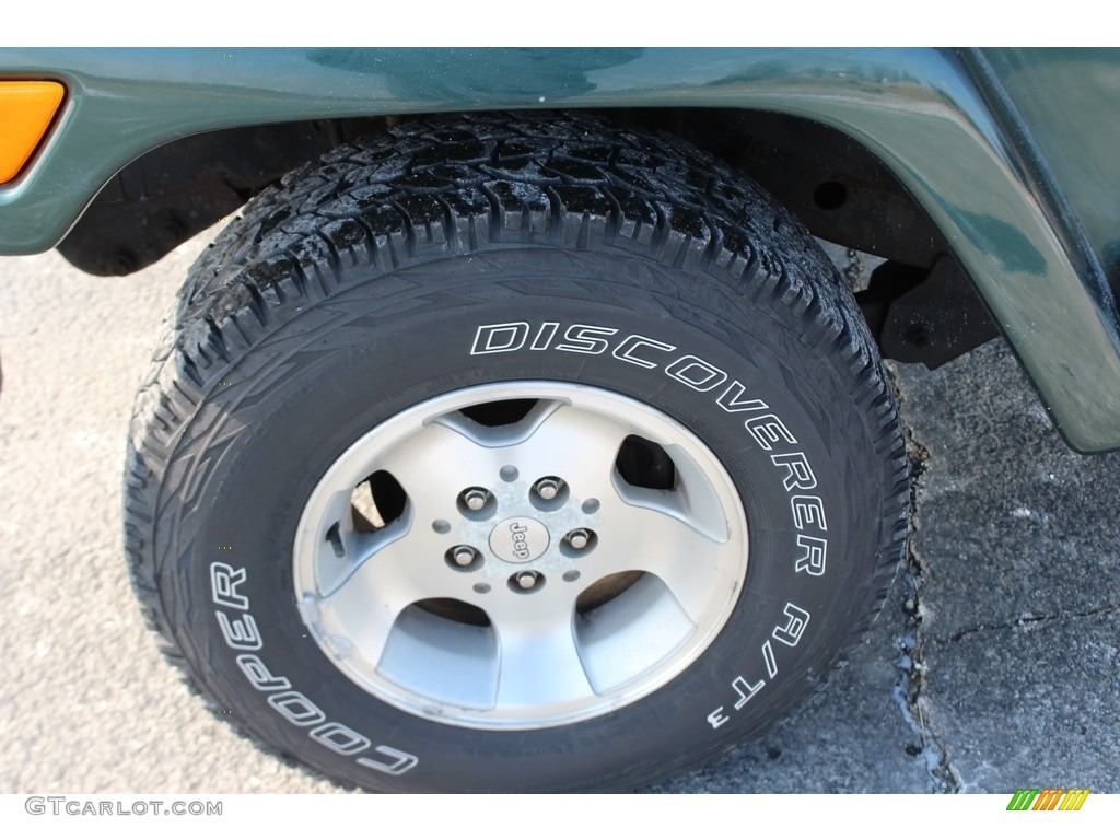 2001 Wrangler Sahara 4x4 - Forest Green / Camel/Dark Green photo #24