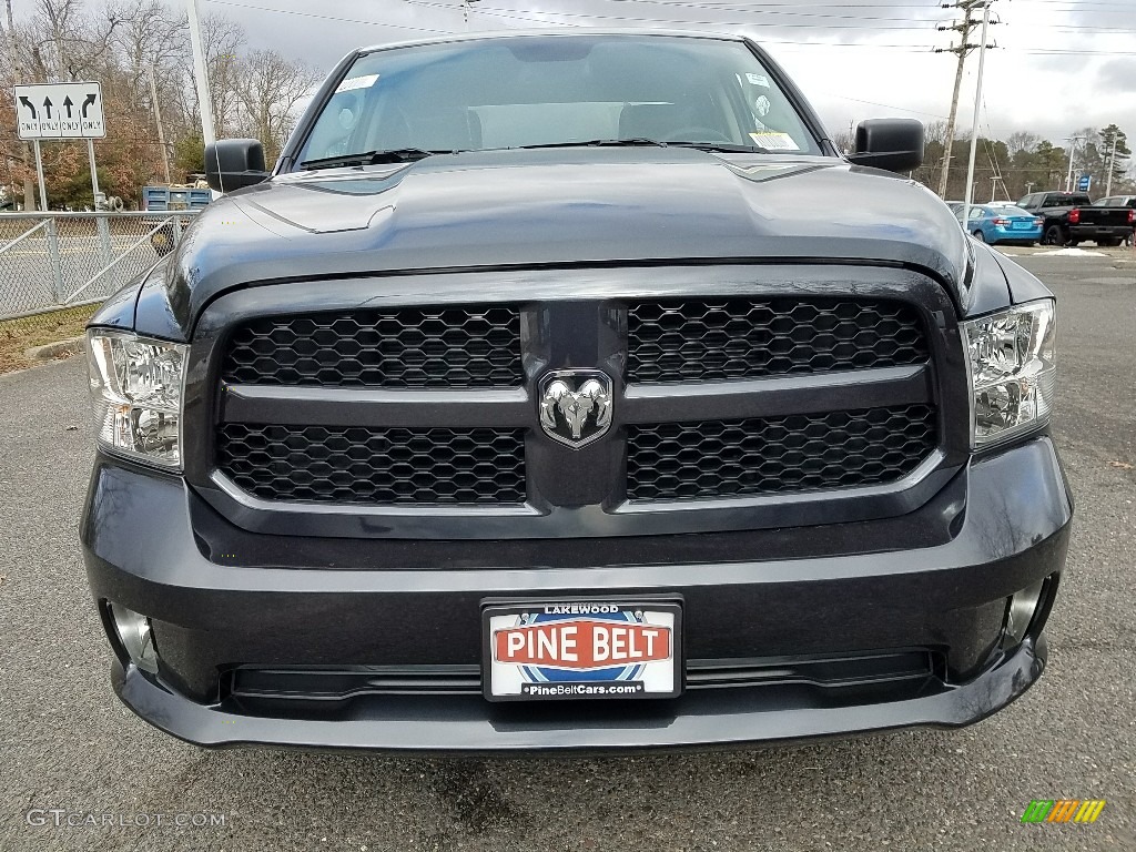 2018 1500 Express Quad Cab 4x4 - Granite Crystal Metallic / Black/Diesel Gray photo #2