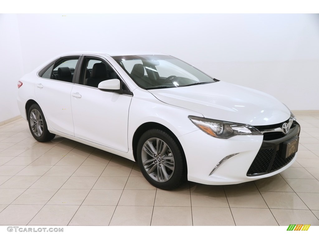 Blizzard Pearl White Toyota Camry