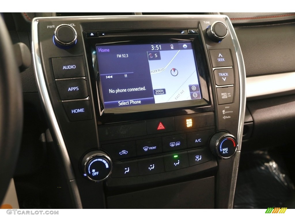 2015 Camry SE - Blizzard Pearl White / Black photo #9