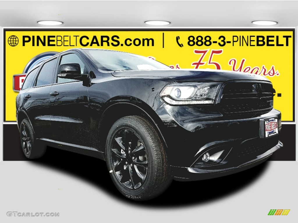 2018 Durango GT AWD - DB Black Crystal / Black photo #1