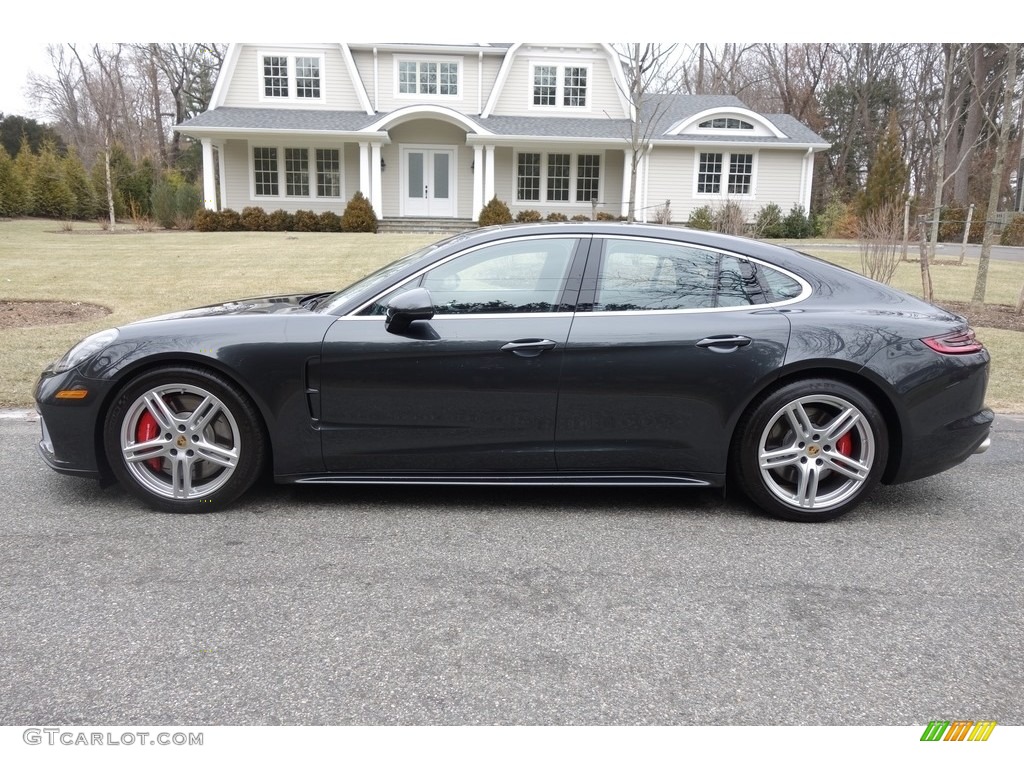 Volcano Grey Metallic 2018 Porsche Panamera Turbo Exterior Photo #124924051