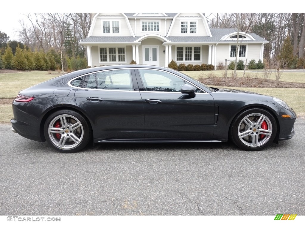 Volcano Grey Metallic 2018 Porsche Panamera Turbo Exterior Photo #124924160