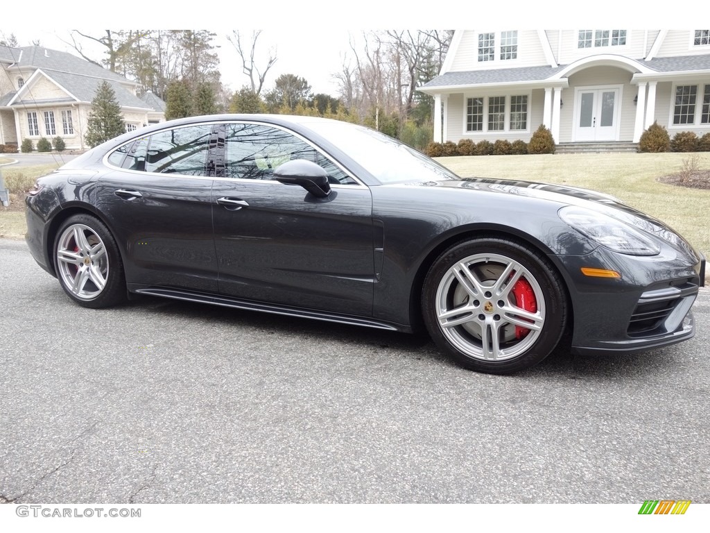 Volcano Grey Metallic 2018 Porsche Panamera Turbo Exterior Photo #124924193