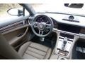 Black/Saddle Brown 2018 Porsche Panamera Turbo Dashboard