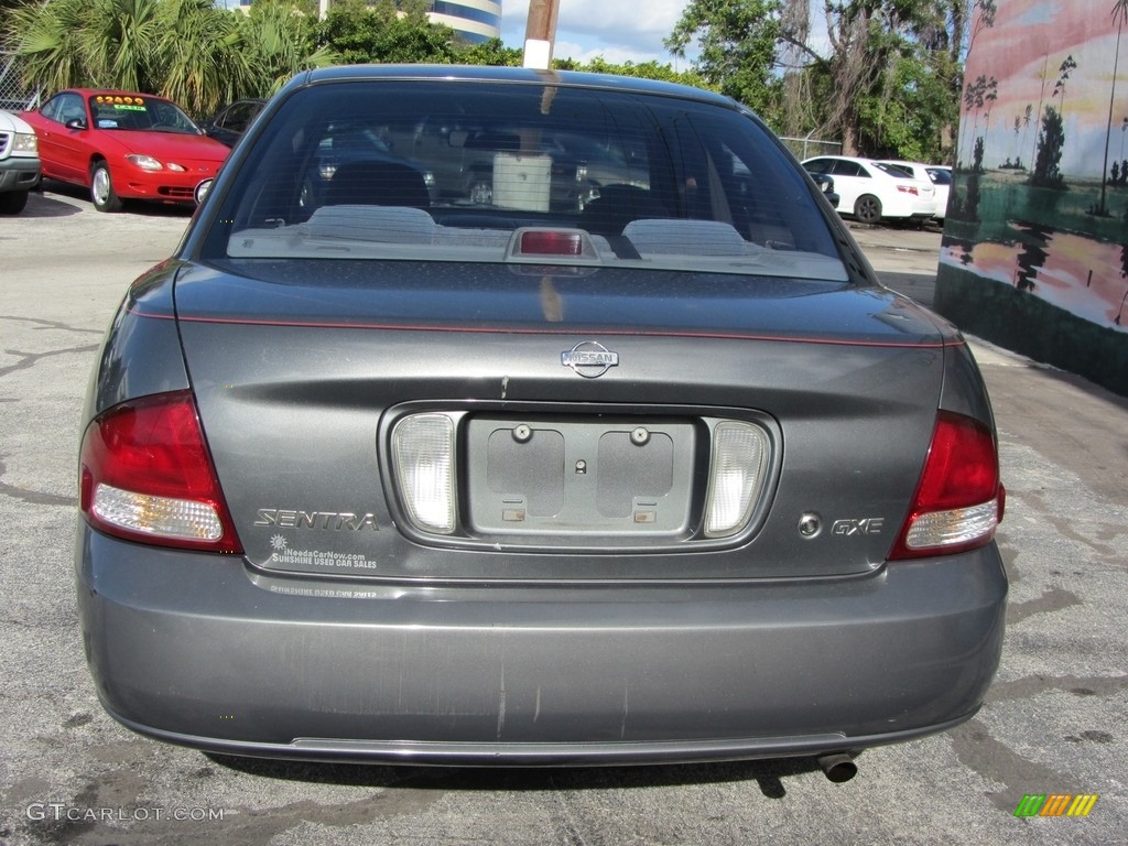 2001 Sentra GXE - Granite Gray / Stone photo #7