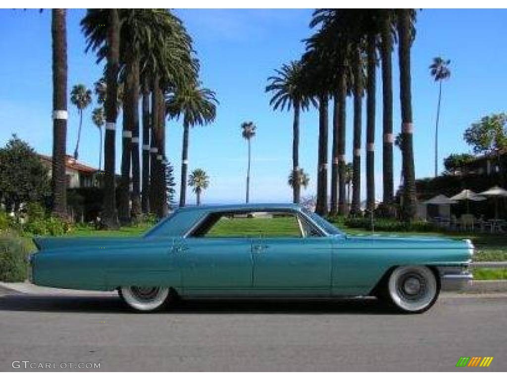 1963 DeVille Hardtop Sedan - Turino Turquoise Metallic / White photo #4