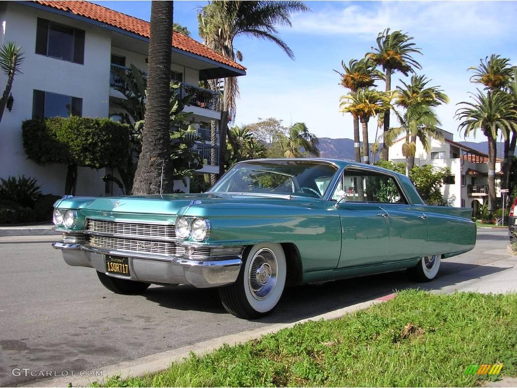 1963 DeVille Hardtop Sedan - Turino Turquoise Metallic / White photo #9