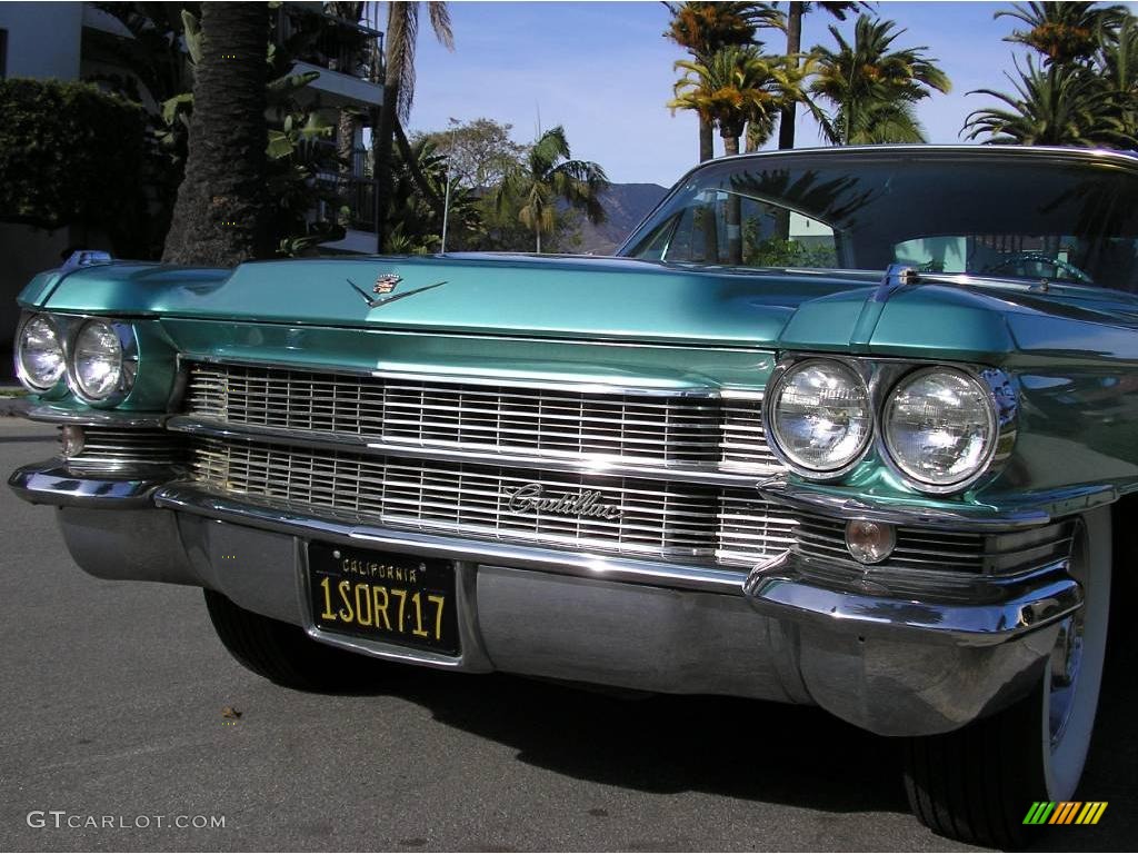 1963 DeVille Hardtop Sedan - Turino Turquoise Metallic / White photo #11