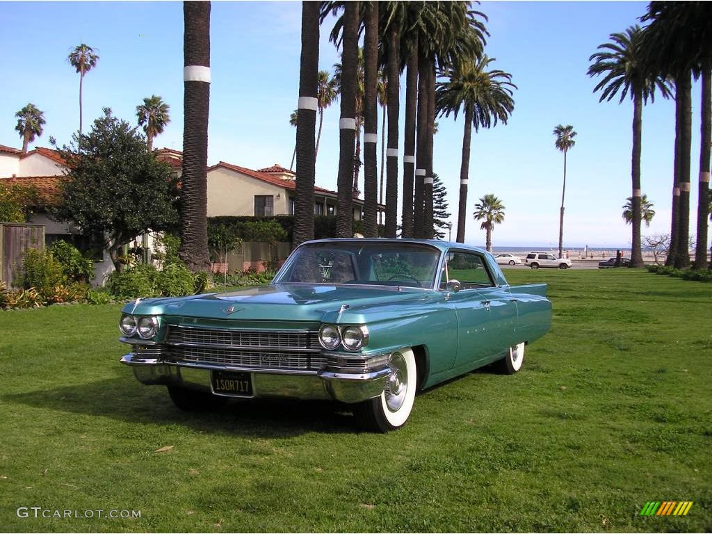 1963 DeVille Hardtop Sedan - Turino Turquoise Metallic / White photo #13