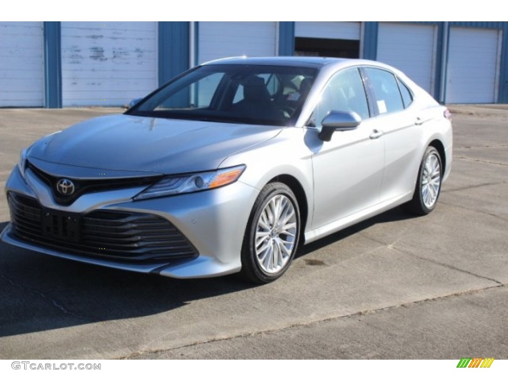 2018 Camry XLE V6 - Celestial Silver Metallic / Ash photo #3