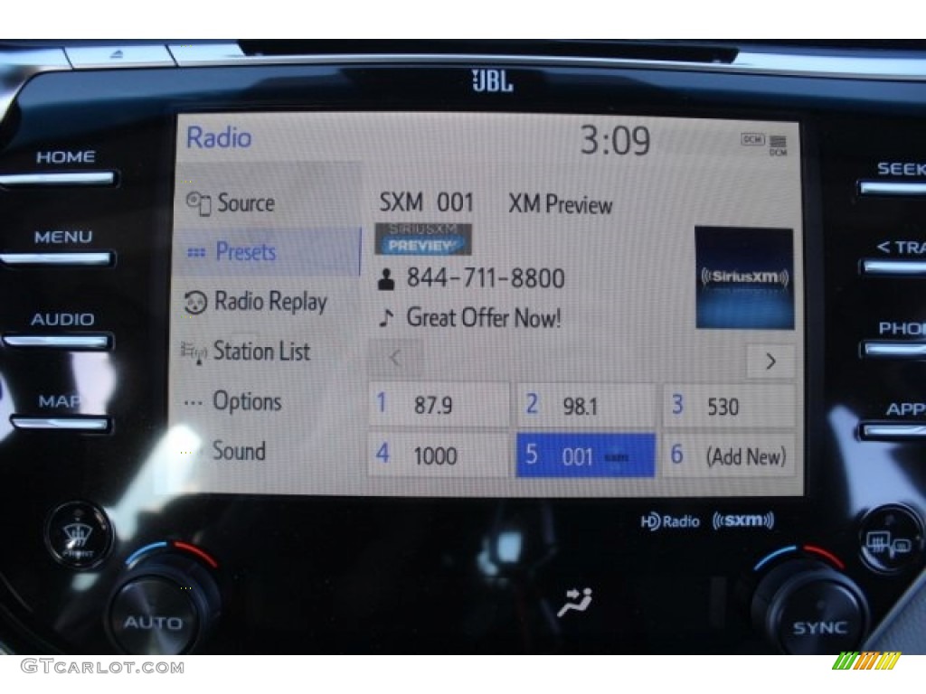 2018 Camry XLE V6 - Celestial Silver Metallic / Ash photo #17