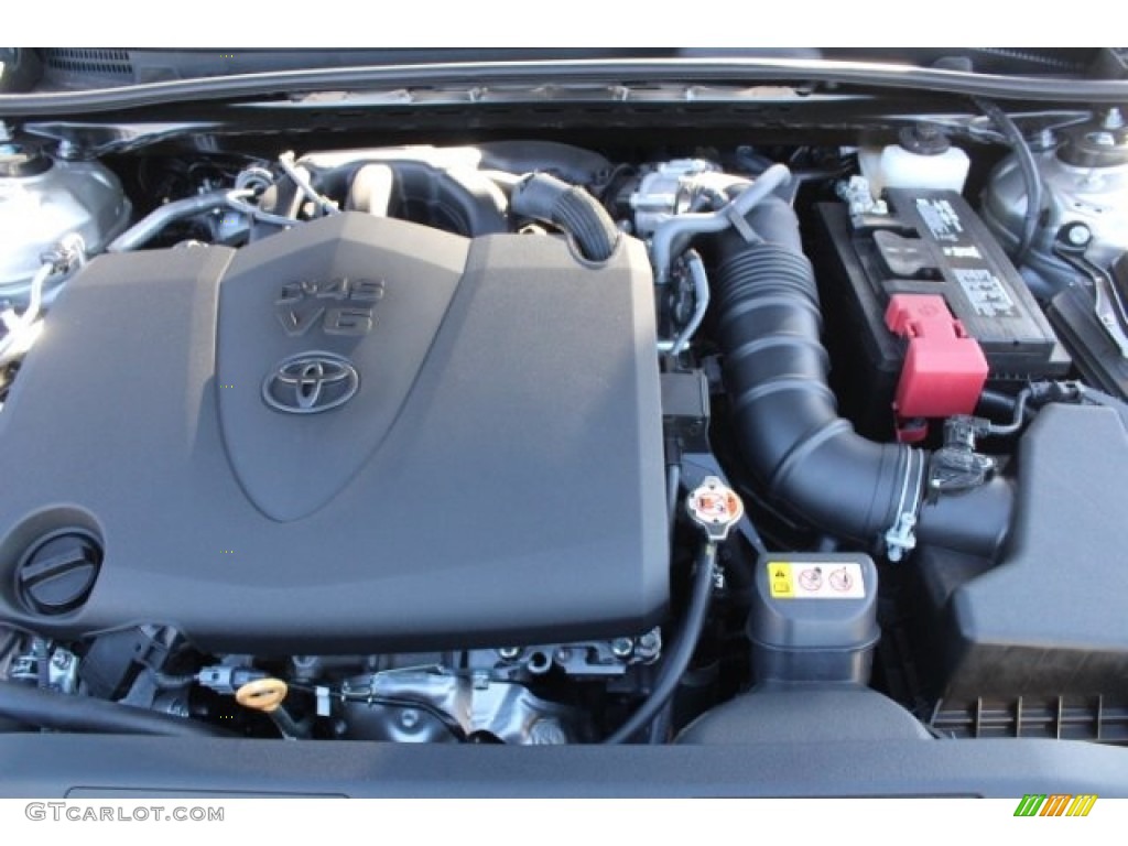 2018 Camry XLE V6 - Celestial Silver Metallic / Ash photo #31