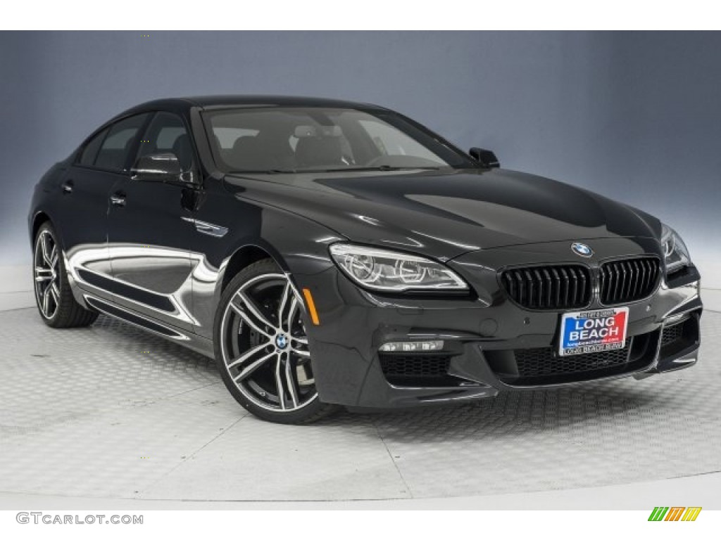 2018 6 Series 640i Gran Coupe - Black Sapphire Metallic / Black photo #11