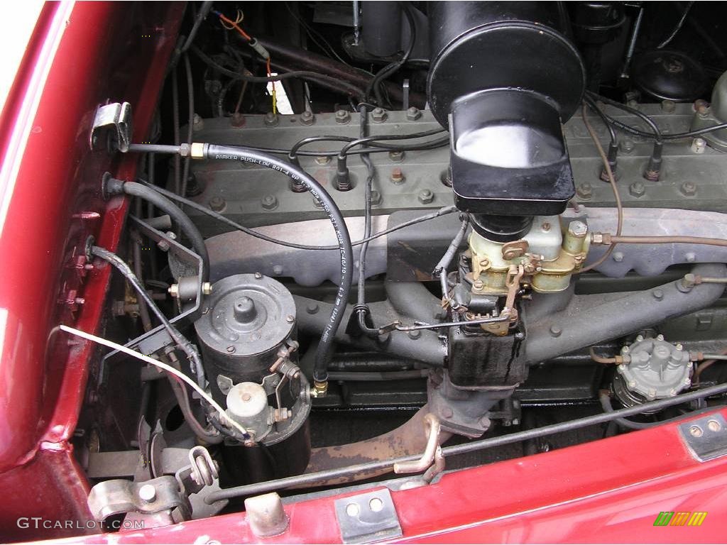 1948 Packard Custom Eight Victoria Convertible Engine Photos