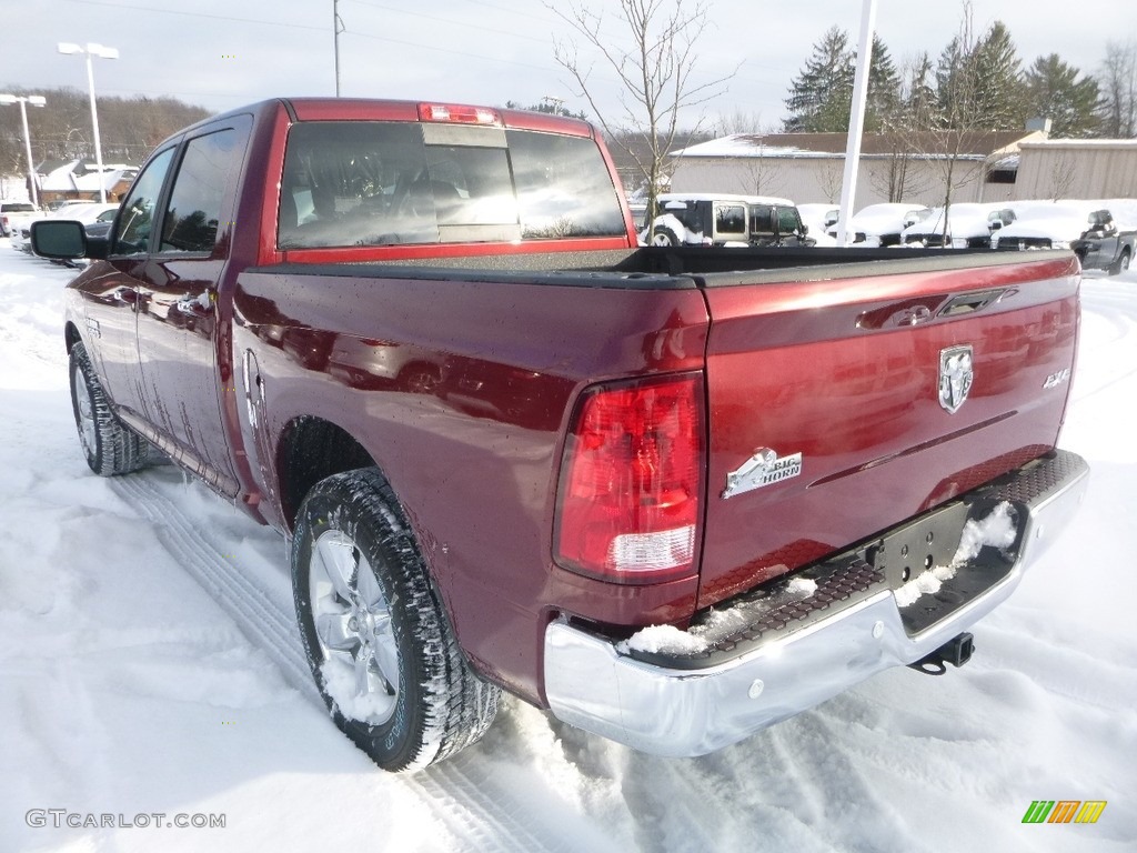 2018 1500 Big Horn Crew Cab 4x4 - Delmonico Red Pearl / Black/Diesel Gray photo #2