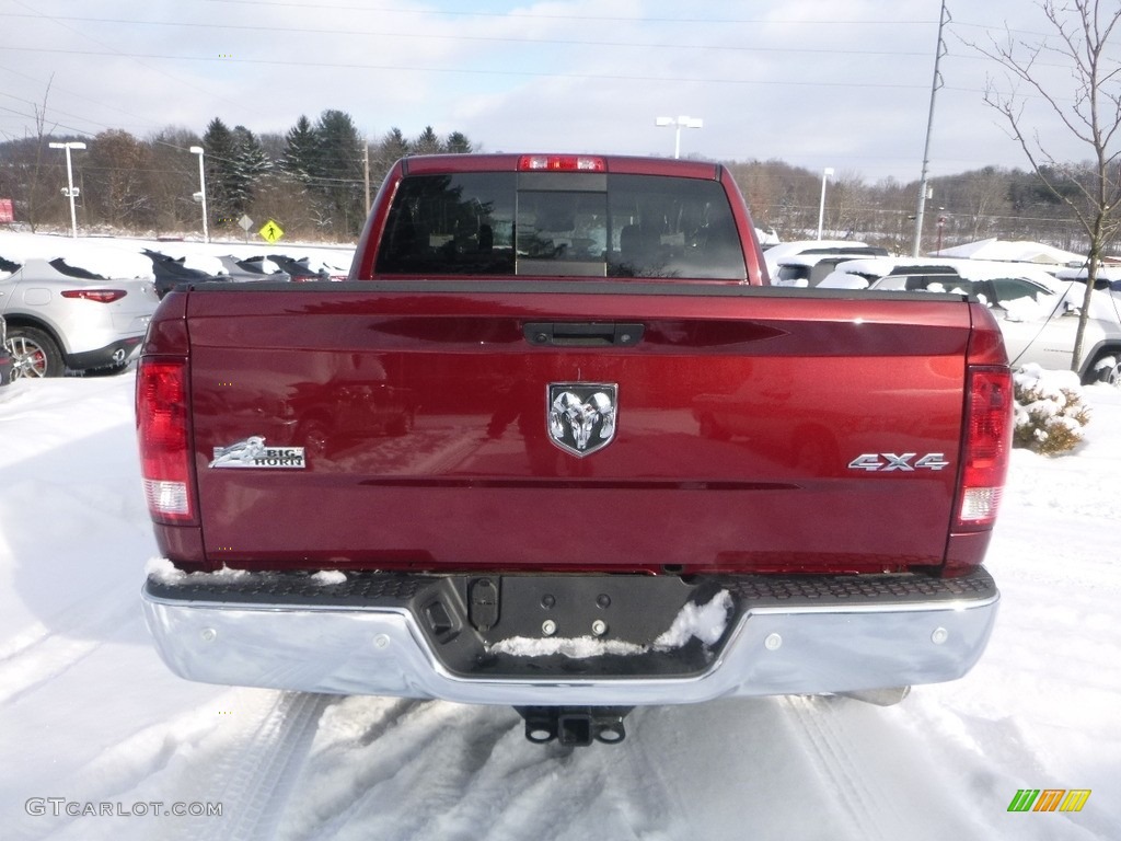 2018 1500 Big Horn Crew Cab 4x4 - Delmonico Red Pearl / Black/Diesel Gray photo #3